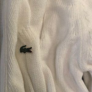 Lacoste Sweaters - White Lacoste Cable sweater Lacoste Sweaters - White Lacoste Cable sweater